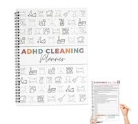 Planificateur Ménager Familial - Planning de Nettoyage & Semainier avec To-Do List Enfants | Organisateur de Tâches Ménagères pour Maison Propre | Planning Hebdomadaire pour Famille