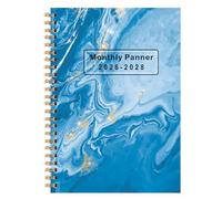 Planificateur mensuel - 2026 à 2028 Journal annuel pour la programmation, 36 mois d'onglets avec liaison de bobine, carnet de calendrier pour l'entreprise collégiale scolaire, organisation en papier à