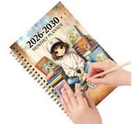 Planificateur Mensuel 5 Ans Calendrier À, Carnet Agenda Avec Onglets | Calendrier 5 Ans 2026-2030 Planificateur Mensuel Pour Enseignant, Étudiants, École, Collège, Travail De Bureau