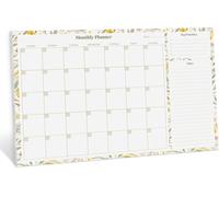 - Planificateur Mensuel Calendrier Non Daté 52 Feuilles Détachables Agenda Bloc-Notes Listes De Tâches Priorités Organisation Mensuelle Planning Productivité 41,9 X 29,2 Cm (Jaune Floral)