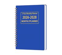 Planificateur Mensuel, Planificateur 3 Ans 2026-2028, Organiseur Journalier Cahier De Planification, pour Bureau Enseignant Université Bureaux à Domicile Entreprise Travail École