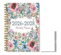 Planificateur mensuel structuré, carnet d'objectifs académiques, organisateur de 8,27 x 5,51 pouces avec suivi des tâches, journal papier robuste, mise en page minimaliste avec un design épuré, planif