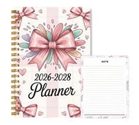 Planificateur Mensuel Sur 3 Ans - Carnet De 36 Mois En Papier Épais À, Organisateur De Calendrier 2026 2027 2028 Pour La Planification | Outil De Planification Académique | Pour L'écol