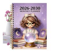 Planificateur Mensuel Sur 5 Ans Calendrier À, Carnet Agenda Avec Onglets | Calendrier 5 Ans 2026-2030 Planificateur Mensuel Pour Enseignant, Étudiants, École, Collège, Travail De Bureau