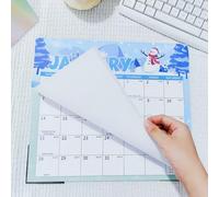 Planificateur moderne 2026 pratique anglaise papier épais résistant déchirures conception école salle de classe organisateurs muraux calendrier planificateur calendrier