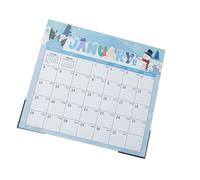 Planificateur moderne 2026 pratique anglaise papier épais résistant déchirures conception école salle de classe organisateurs muraux calendrier planificateur calendrier