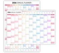 Planificateur mural mensuel 2026, format A3, 42 cm x 30 cm, impression double face, calendrier mural 2025, planificateur annuel