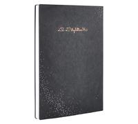 Planificateur non daté 18 mois en cuir synthétique avec couverture souple et 200 pages mensuelles de gestion des tâches pour planifier des planificateurs non datés avec mise en page spacieuse