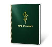 Planificateur pour enseignants 2025-2026 - Livre de plan de leçons non daté pour enseignants avec calendriers hebdomadaires et mensuels, liste de contrôle des élèves, journal de communication et