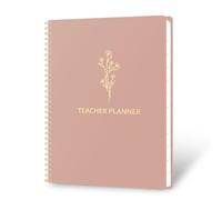 Planificateur pour enseignants non daté - Organiseur académique de 12 mois avec calendrier et plans de cours hebdomadaires, informations sur les étudiants, listes de contrôle et événements scolaires