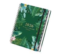 Planificateur quotidien 2026 multifonction avec sections pour une écriture fluide