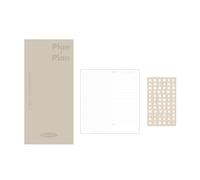 Planificateur quotidien, bloc-notes coloré, petit carnet de notes à couverture rigide avec pages lignées pour l'école et le bureau à domicile