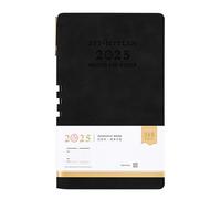 Planificateur Quotidien Hebdomadaire Et Mensuel Page Datée Planificateur Académique En Cuir De Janvier À Décembre Pour Hommes Et Femmes Journal De Bureau 2025