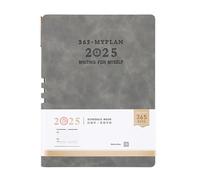 Planificateur Quotidien Hebdomadaire Et Mensuel Page Datée Planificateur Académique En Cuir De Janvier À Décembre Pour Hommes Et Femmes Journal De Bureau 2025