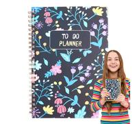 Planificateur quotidien non daté - Planificateur journalier A5, planificateur de rendez-vous, liste de contrôle des tâches, planificateur multifonction