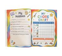 Planificateur quotidien pour, journal d'objectifs pour tout-petits | Planificateur de couleur esthétique pour, pour l'école, les horaires, les leçons, l'étude, la maison, les voyages