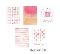 Planificateur Spiralé Kawaii En Pp, Diviseurs Pour Cahier Filofax A5a6 Planificateur Pages D'indexation Mignonnes, Signet Pp, Accessoires Pour Journal Intime