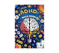 Planificateur ultime 7-en-1 pour la santé mentale 2026 - Planificateur de gestion de soi ADHD polyvalent de 300 pages Outils de soutien à la gestion de soi, dont un journal d'amour-propre, un suivi de