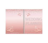 Planificateurs de mariage - Livre de mariage pour planification de mariage | Carnet souvenir Agenda Scrapbook compte à rebours pour cérémonie, réception, papeterie esthétique