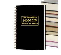 Planificateurs Mensuels - Agenda 2026 2027 2028 | Journal d'Organisation pour Bureau Maison École | pour Bureau Enseignant Université Bureaux à Domicile Entreprise Travail École