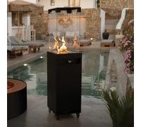 Planika Faro [Cheminée À Gaz Mobile Pour L'Extérieur] - Noir