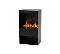 Planika Steamy Cheminée électrique indépendante d'intérieur à LED avec Flamme à Vapeur d'eau Optimyst - Expérience de cheminée de Salon