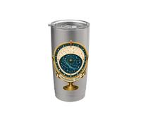 PLANISPHERE STUDY Carte du Ciel Astronomie Gobelet isotherme en acier inoxydable double paroi