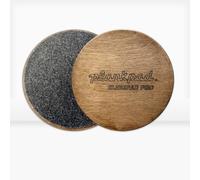 plankpad Glisseurs fitness Slidepads Pro - Double face bois et feutre pour sols durs et tapis - Noir
