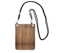 Planks Vertical Planks In Carpentry Oak Timber1 Print Crossbody Bag For Women Shoulder Bag Purse Travel Sport Mini Phone Bag, noir, One Size