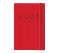 Planner 2026 2026, 160 pages en cuir pour le suivi des objectifs, journal A5 Tabbed Journal, Stationery Planners with Sturdy Hardcover, Productivity Notebook for Planning and Organization