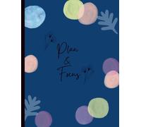 Planner and Focus Journal- Gratitude, journaling, calendar, habit tracker, meal planner, lists all in one