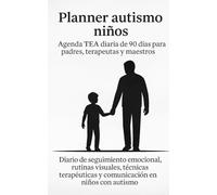 Planner autismo niños - Agenda TEA diaria de 90 días para padres, terapeutas y maestros