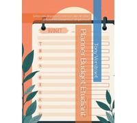 Planner Budget Étudiant: Gérez vos dépenses, évitez les fins de mois difficiles et économisez simplement