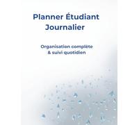 Planner Etudiant Journalier en couleur - Non daté - Grand Format