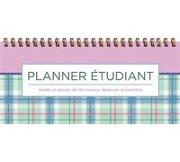 Planner étudiant - lavender tartan (spirale) - Collectif - Chantecler - broché - Calendrier