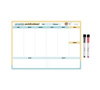 Planner hebdomadaire magnétique et effaçable - Je m"attends une belle semaine!