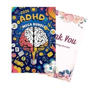 Planner Livre - Agenda hebdomadaire quotidien non daté, journal d'établissement d'objectifs de productivité | Polyvalent augmente la concentration et l'organisation, aide à atteindre le succès, réduit