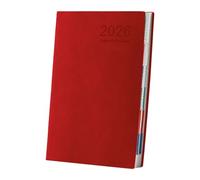 Planner Notebook - Organiseur de planification de travail 2026 jours | Journal A5 du travail | Notes d'ordre du jour de 12 mois de papeterie professionnelle pour l'école