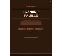 Planner Organisation Familiale | Home & Harmonie | 12 Mois Non Daté | Planning Semaine, Repas, Tâches, Habitudes: Agenda familial pour une maison ... - Harmonie, présence et rituels au quotidien