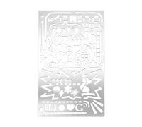 Planner Pochoir Modèle Creux Scrapbook Fournitures | Modèle de liste de contrôle en métal pour enfants adolescents adultes concepteurs artistes étudiants enseignants