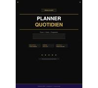 Planner Quotidien TDAH Adultes | Focus & Clarté | 12 Mois Non Daté | Blocs de Focus, Suivi Habitudes, Bilan Hebdo: Agenda de productivité bienveillant ... concentration et bien-être au quotidien