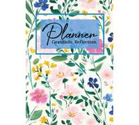 Planner: Undated Monthly and Weekly, Gratitude Prompts