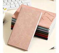 Planner Weekly Monthly PU Pocket Journal for Work Study Schedule Organizer | Papier à lettre lisse structuré de 17,4 x 9,6 cm, plusieurs options de couleur, format de poche
