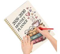 Planning 5 Ans Calendrier à, Agenda avec Onglets | Agenda Mensuel 2026-2030 avec Pages de Notes Pour Enseignant, École, Université, Bureau, Maison, Travail, Étude, UN