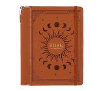 Planning Agenda Book, 2026 Halenda Notebook for Daily Routine, Time Management with Goal Tracking to Do Do List, Planificateur anglais pour le dossier de travail, rendez-vous, organisation, école