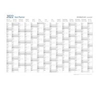 Planning Annuel - Staedtler - Lumocolor - 84 x 60 cm - Lavable - Pack de 5