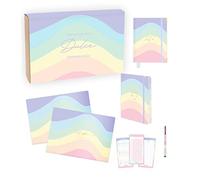 Planning Box Dulce Agenda 2022 2023 Semaine Vista - Coffret cadeau - Agenda académique Semaine Vue, Planificateur hebdomadaire et mensuel, Bujo Flex Print, Checklist et Pen