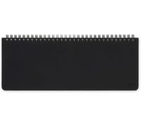 Planning De Bureau 13 Mois - Planner De Bureau De Janvier 2025 À Janvier 2026, Agenda De Table Format Horizontal, Spiralé, Une Semaine Par Page, Rubrique, 27.2 X 10.2, Black Diamond
