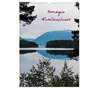 Planning familial Norvège, Version française (Calendrier mural 2026 DIN A3 portrait), Calendrier CALVENDO mensuel