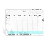 Planning hebdomadaire de table 2026 a3 - Planner hebdomadaire de table 2026 43 x 30 cm - Calendrier perpétuel/budget planificateur italien